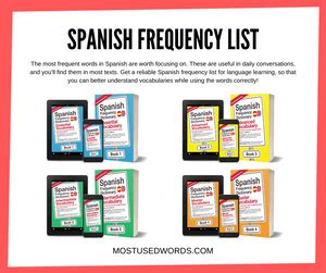 Forty percent of the words come from novels, 30 from newspapers and the rest from essays and magazines. . Spanish frequency list pdf
